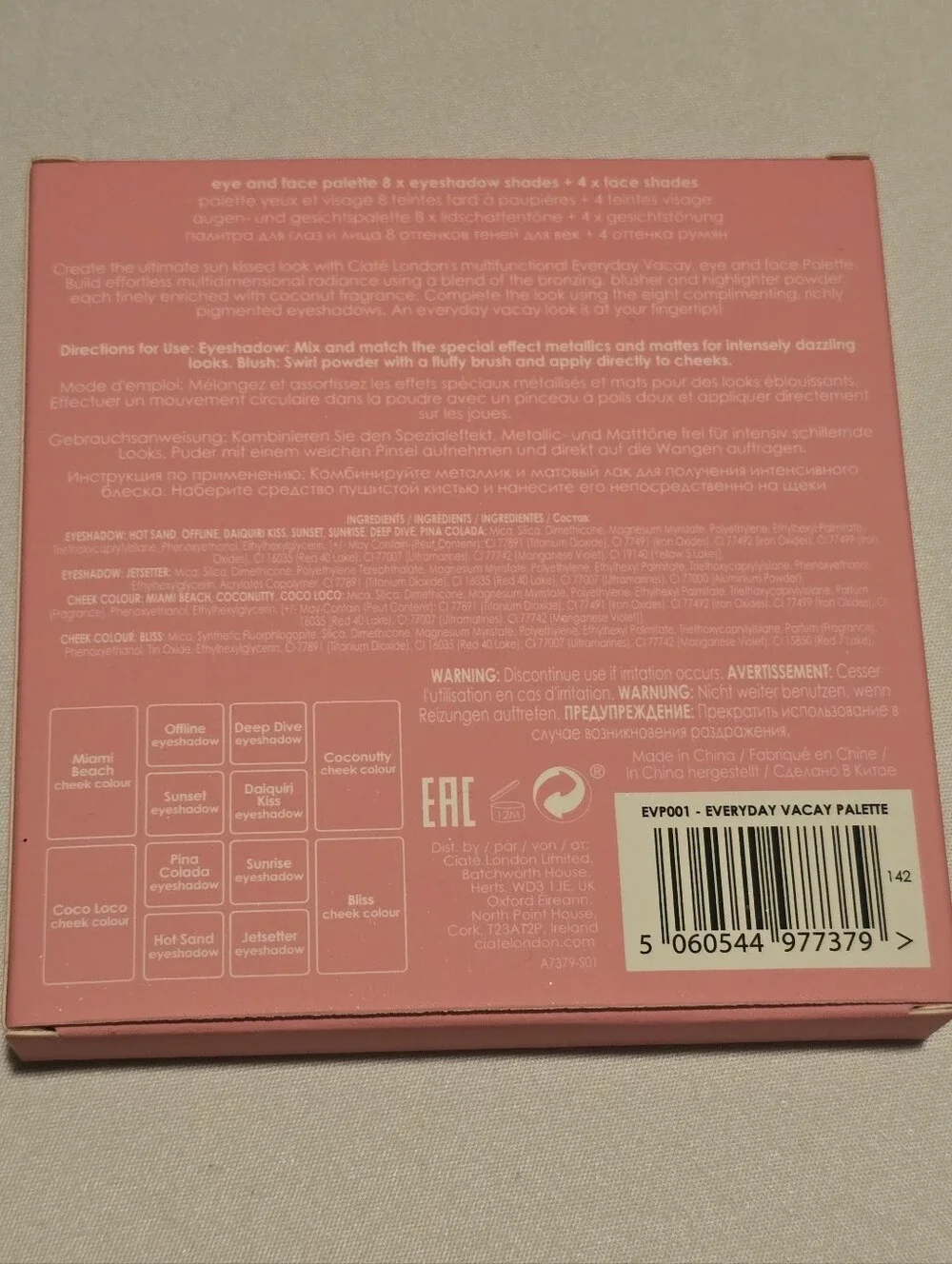Ciate London Everyday Vacay Palette